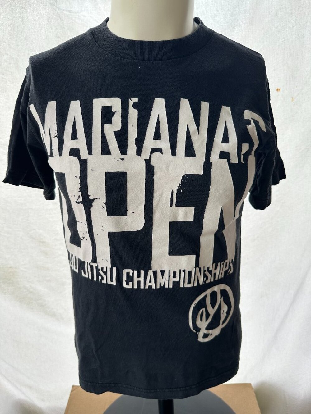 Marianas Open Jiu Jitsu 2010 Tournament Guam Men's Black Shirt Small Alstyle